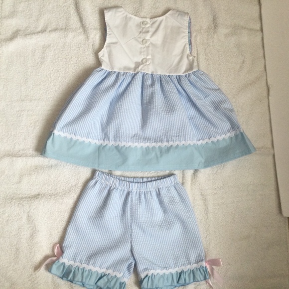 Smocked Disney 3 Princesses Top with Bloomers, Size 3T - Picture 5 of 6